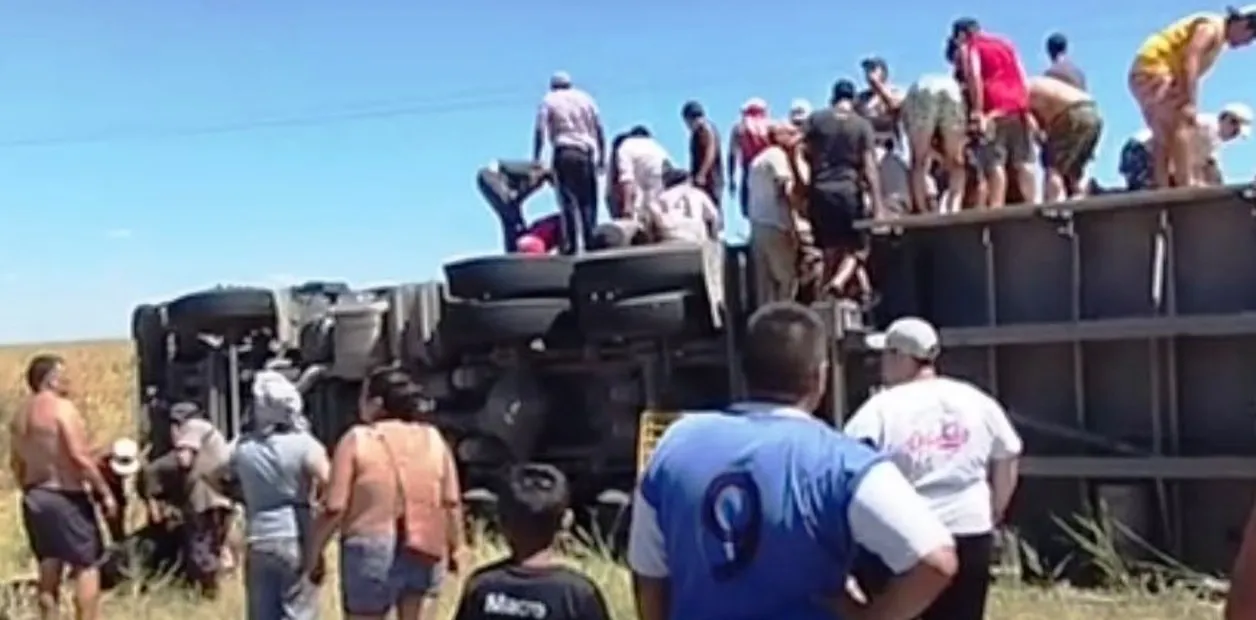 Camion rutas faena